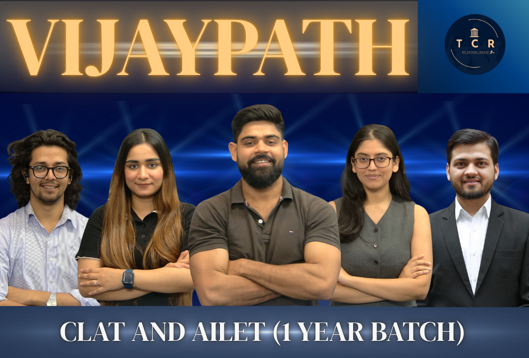 🏛️ Vijaypath CLAT & AILET 1-Year Course – TCR THE COURT ROOM (Online)